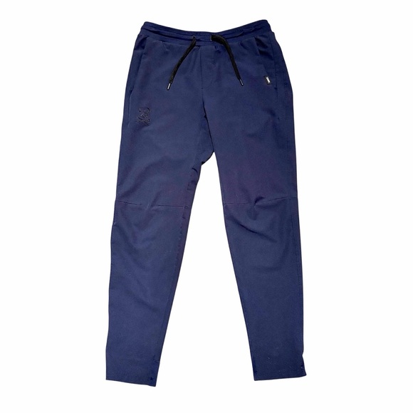 UNRL × BG Performance Men's Golf Pants Navy Blue Size Small - Picture 3 of 9